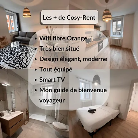 Lejlighed Cosy Rent Wifi Rdc *